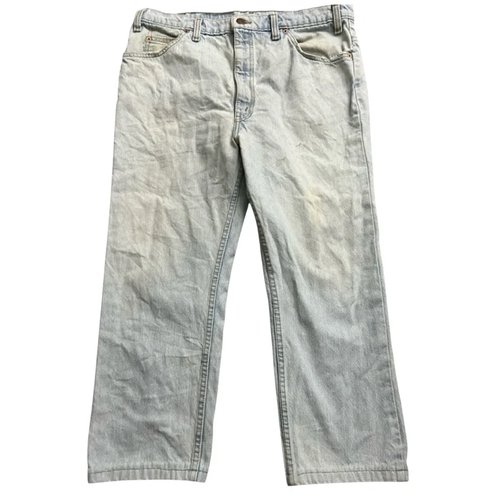 Levi’s 505 Men’s Vintage 1980s‎ Orange Tab Distressed Denim Jeans 38x25